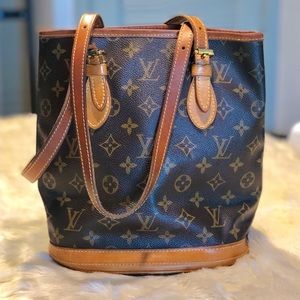 Louis Vuitton Monogram Petit Bucket Bag